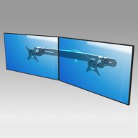 ErgonoFlex Arm for two horizontal screens "Eco Style"