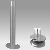 Tube 710 mm Eco Style with stand for fixing through the desk