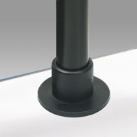 ErgonoFlex Mounting base through the desk for tube