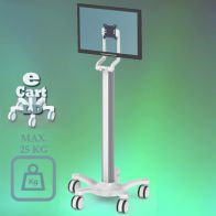 ErgonoFlex Medical Cart "e Cart LD 2" Pre-configuration for monitor