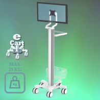 ErgonoFlex Medical Cart "e Cart LD 4" Pre-configuration for monitor