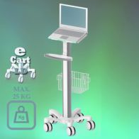 ErgonoFlex Medical Cart "e Cart LD 5" Pre-configuration for Laptop
