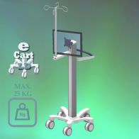 ErgonoFlex Medical Cart "e Cart LD 7" Pre-configuration for monitor