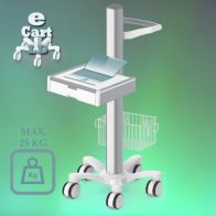 ErgonoFlex Medical Cart "e Cart LD 9" Pre-configuration for Laptop