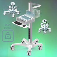 ErgonoFlex Medical Cart "e Cart HD 18" Pre-configuration for Laptop