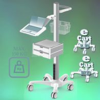 ErgonoFlex Medical Cart "e Cart HD 22" Pre-configuration for Laptop