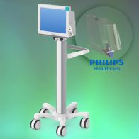 ErgonoFlex Medical Cart "e Cart Philips 2" Pre-configuration for Intellivue Series Part Number: 782.002