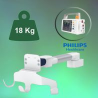 ErgonoFlex Horizontal Medical Arm 300 mm for monitor Philips Intellivue MP2 / X2 DIN rail mounting Vertical