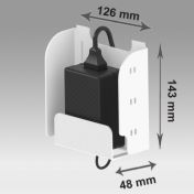 Support Alimentation Electrique Montage sur Pole Fixe de 25 mm