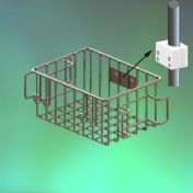 Large Service Basket Mounting on Pole 35 mm