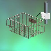 Small Service Basket Mounting on Pole 35 mm