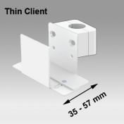 Ajustable 35-57 mm Montage sur Pole Fixe de 25 mm