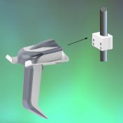 Holder for barcode hand shower Mounting on Pole 35 mm