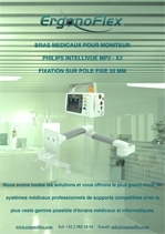 Our Medical Arms for Philips Intellivue Monitoring MP2 / X2 35 mm fixed pole mounting