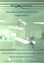 Our medical arms for keyboard and mouse wall mount