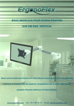 Our Medical Monitor Arms mounting on Din Rail Vertical