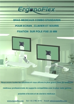 Our Combo Standard Medical Arms for Display, Keyboard and mouse mounting Pole 25 mm PDF 10.20 MB (Low Resolution)
