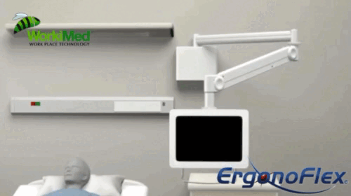 Long distance medical arm for screen ! Wall mount - Ceiling mount