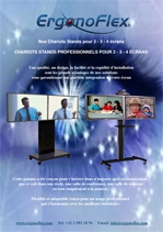 PROFESSIONAL STAND TROLLEYS FOR 2 - 3 - 4 MONITORS