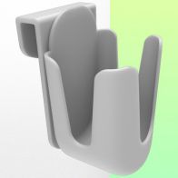 WorkiMed Mouse Holder 10 x 25 mm Din rail mounting