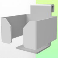WorkiMed Gel holder 99.5 x 96 x 86 mm Mounting on Din rail 10 x 25 mm