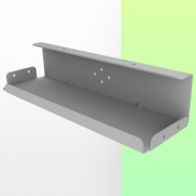 WorkiMed Bracket for power supply unit 400 x129 x 129 mm