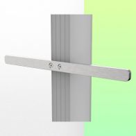WorkiMed Front European Din Rail Kit 10x25 mm 400 mm