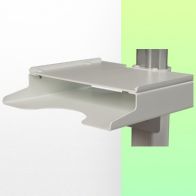 Large work surface and storage space for Workimed medical carts 422 x 397 mm